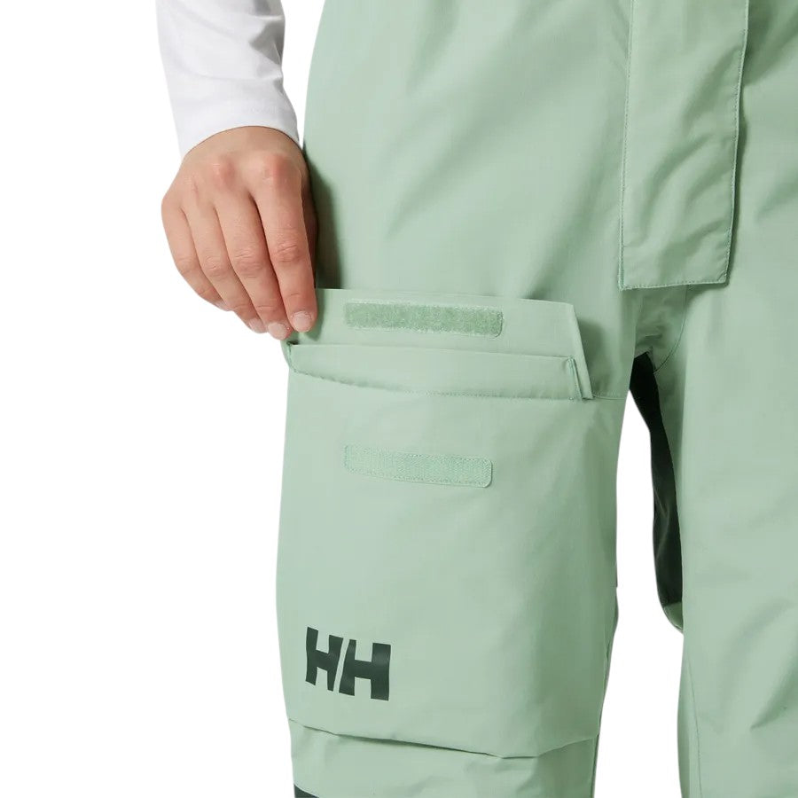 Helly Hansen W Pier BIB 4.0 Inshore Sejlerbukser Eucalyptus