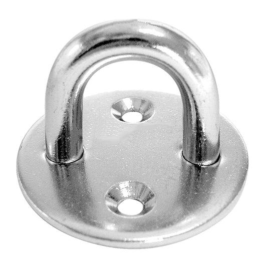 Øjeplade rustfri oval