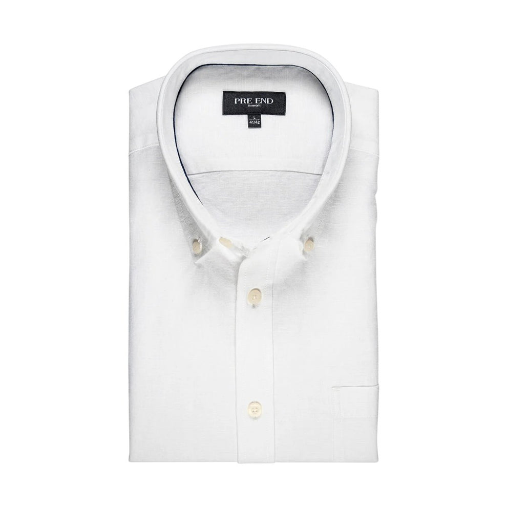 Pre End Frey Ss Skjorte Optical White