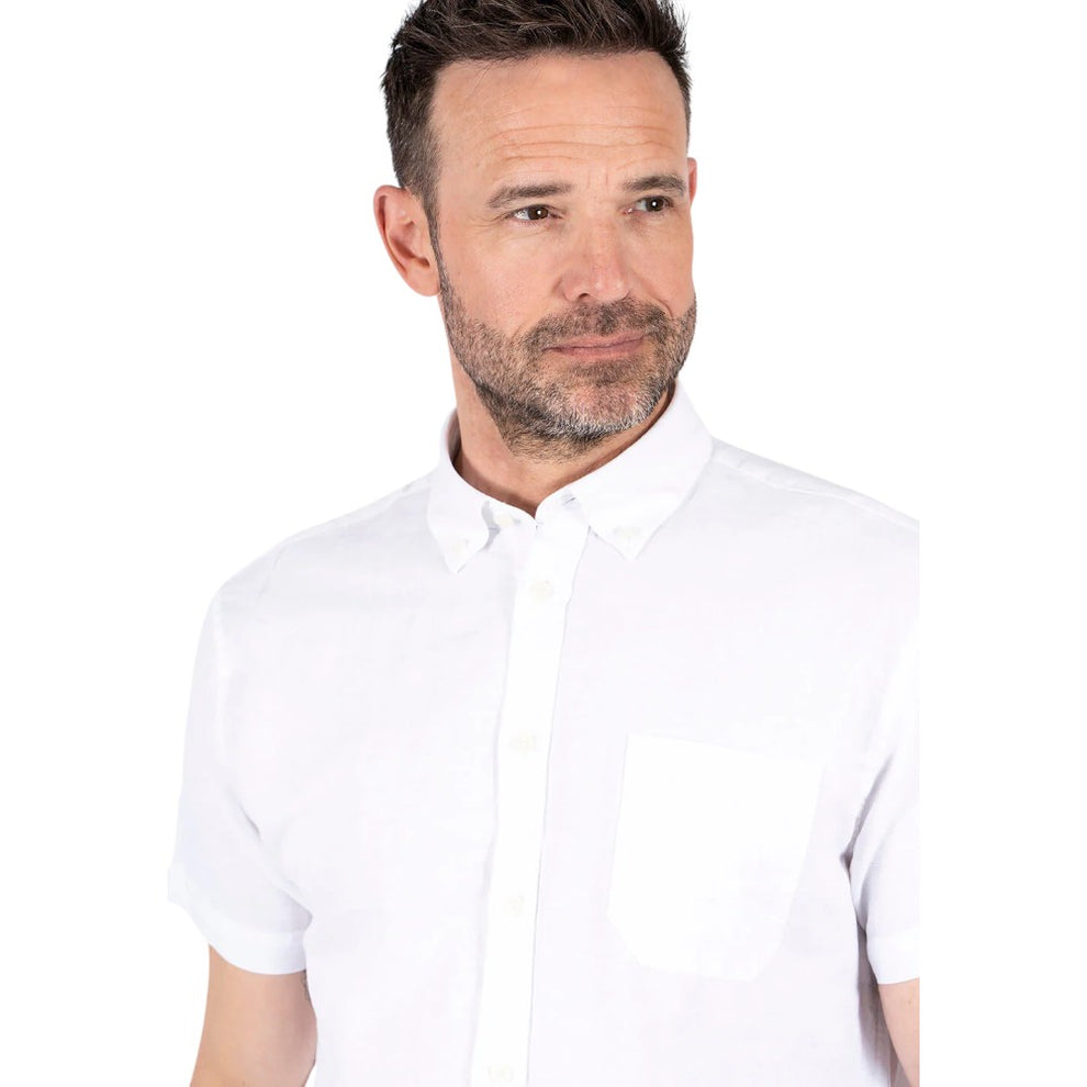 Pre End Frey Ss Skjorte Optical White