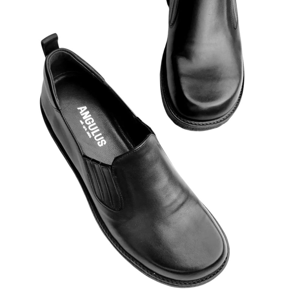 Angulus W Sko med Elastik Black Dame sko