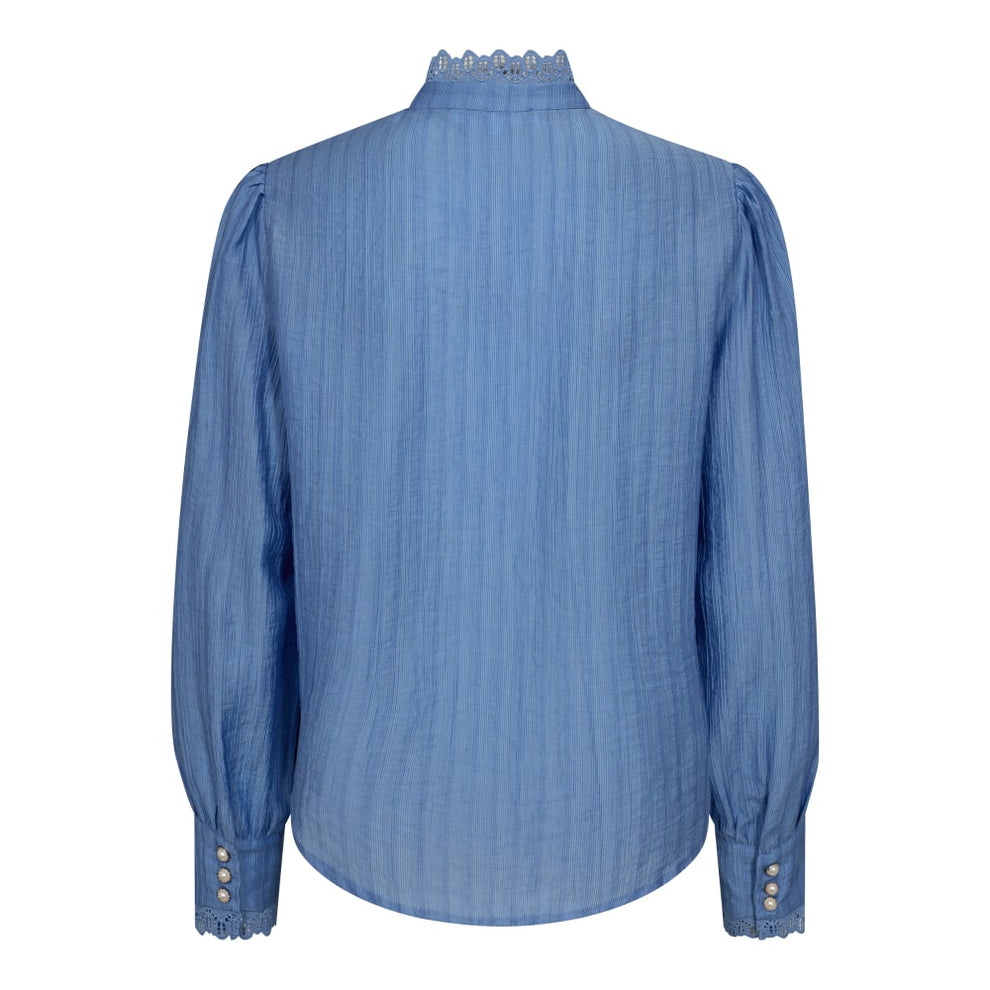 Co'Couture W Angie CC Anglaise Shirt Sky Blue