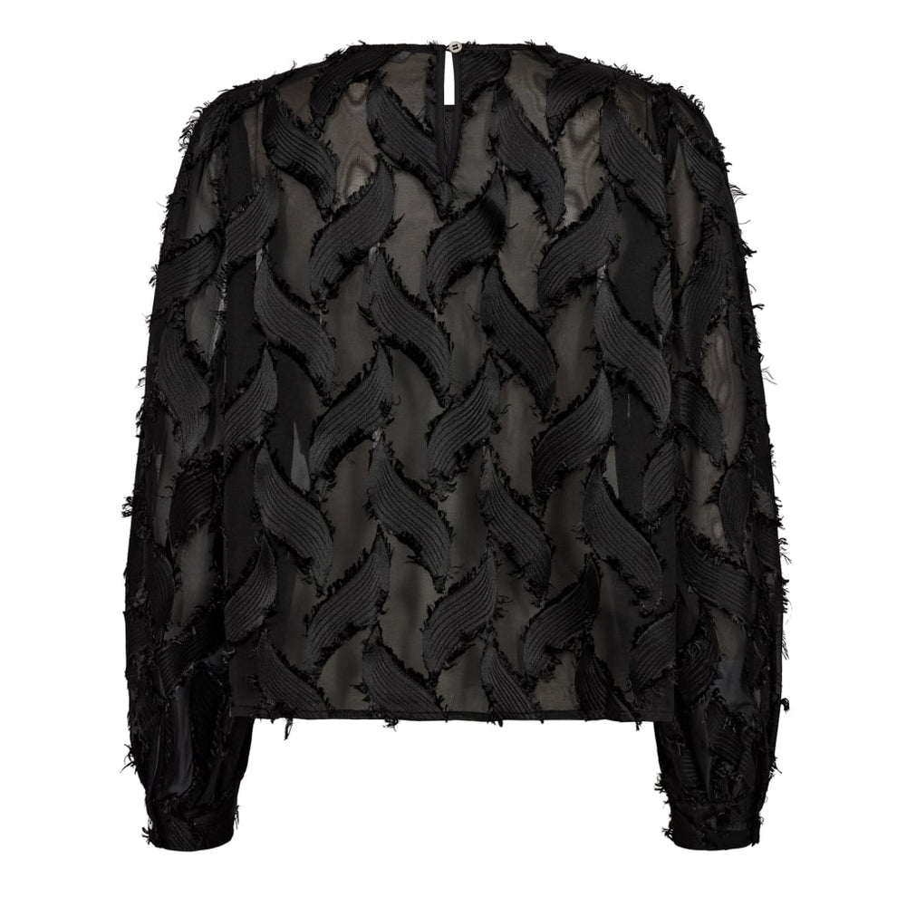 Co'Couture W Sylvie Struckture Blouse Black