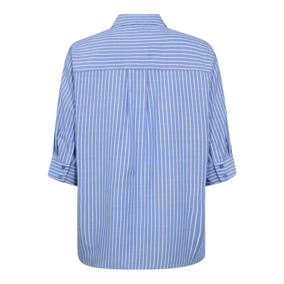 Co´Couture TeaCC Stripe SS Shirt Blue