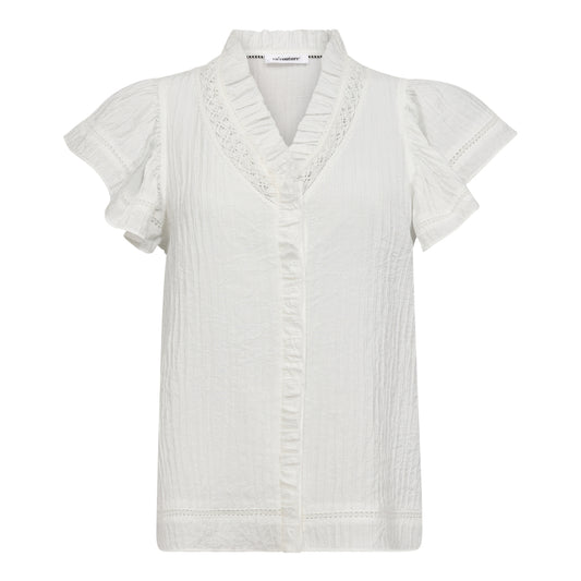 Co´Couture AlisaCC Lace Top Off White