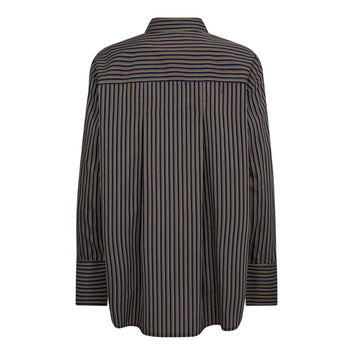 Co´Couture W Fina Stripe Shirt Black