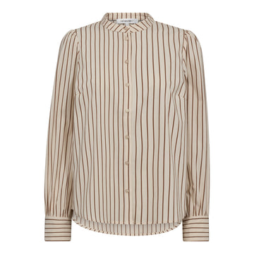 Co´Couture Sorincc Stripe Shirt Bone