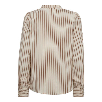 Co´Couture Sorincc Stripe Shirt Bone