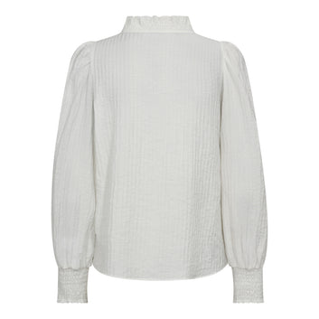 Co´Couture Shinacc V-Blouse Off White