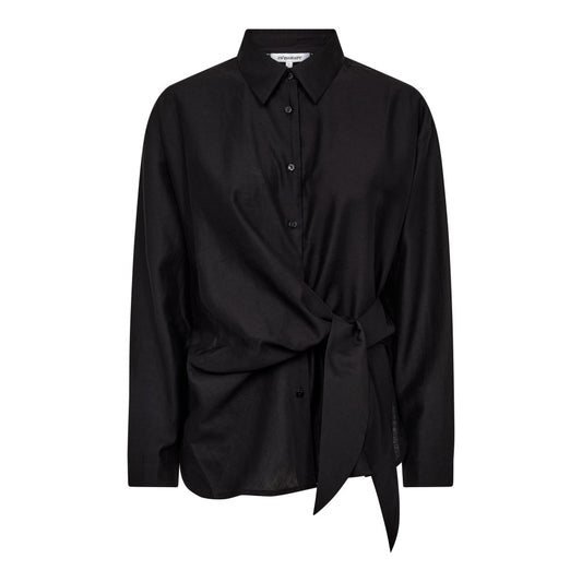 Co´Couture Idinacc Tie Shirt Black