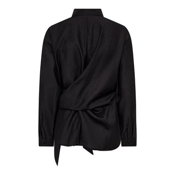 Co´Couture Idinacc Tie Shirt Black