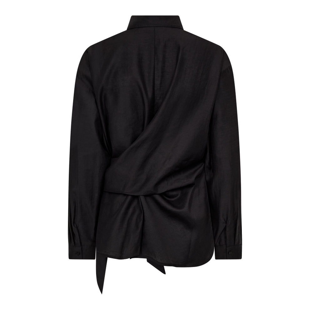 Co´Couture Idinacc Tie Shirt Black