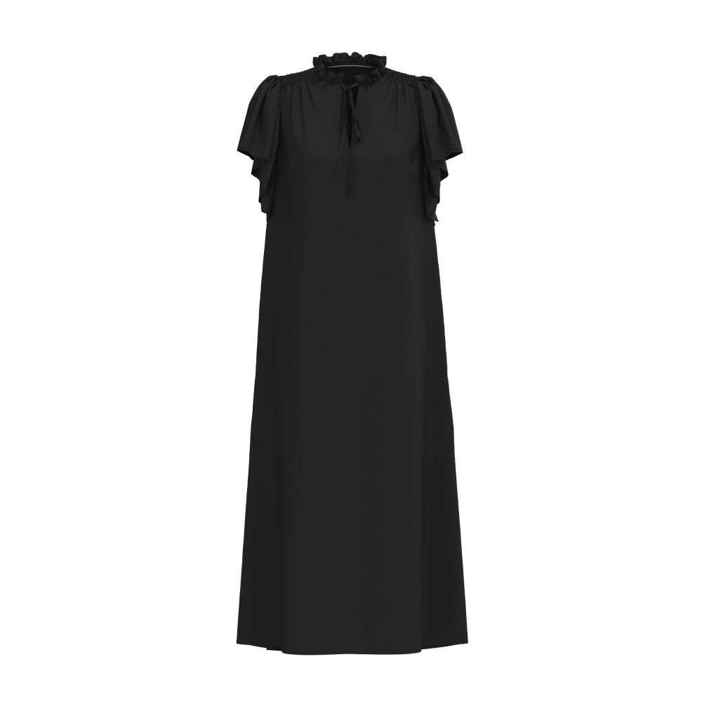Co'Couture W Hera ss Frill Dress Black