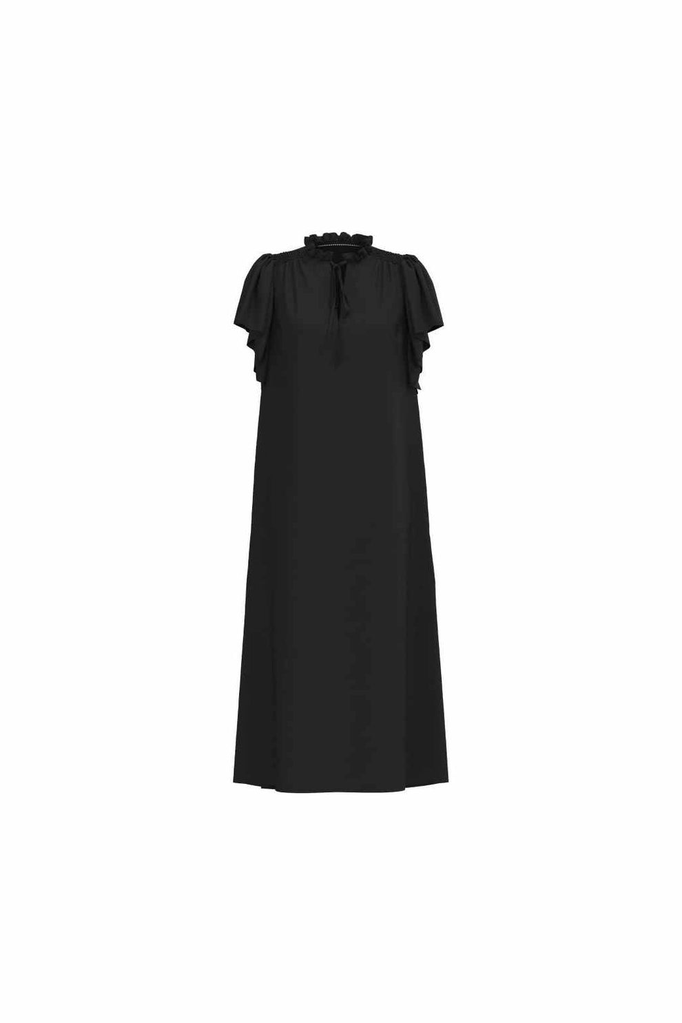 Co'Couture W Hera ss Frill Dress Black