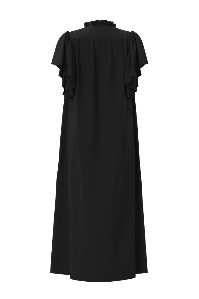 Co'Couture W Hera ss Frill Dress Black