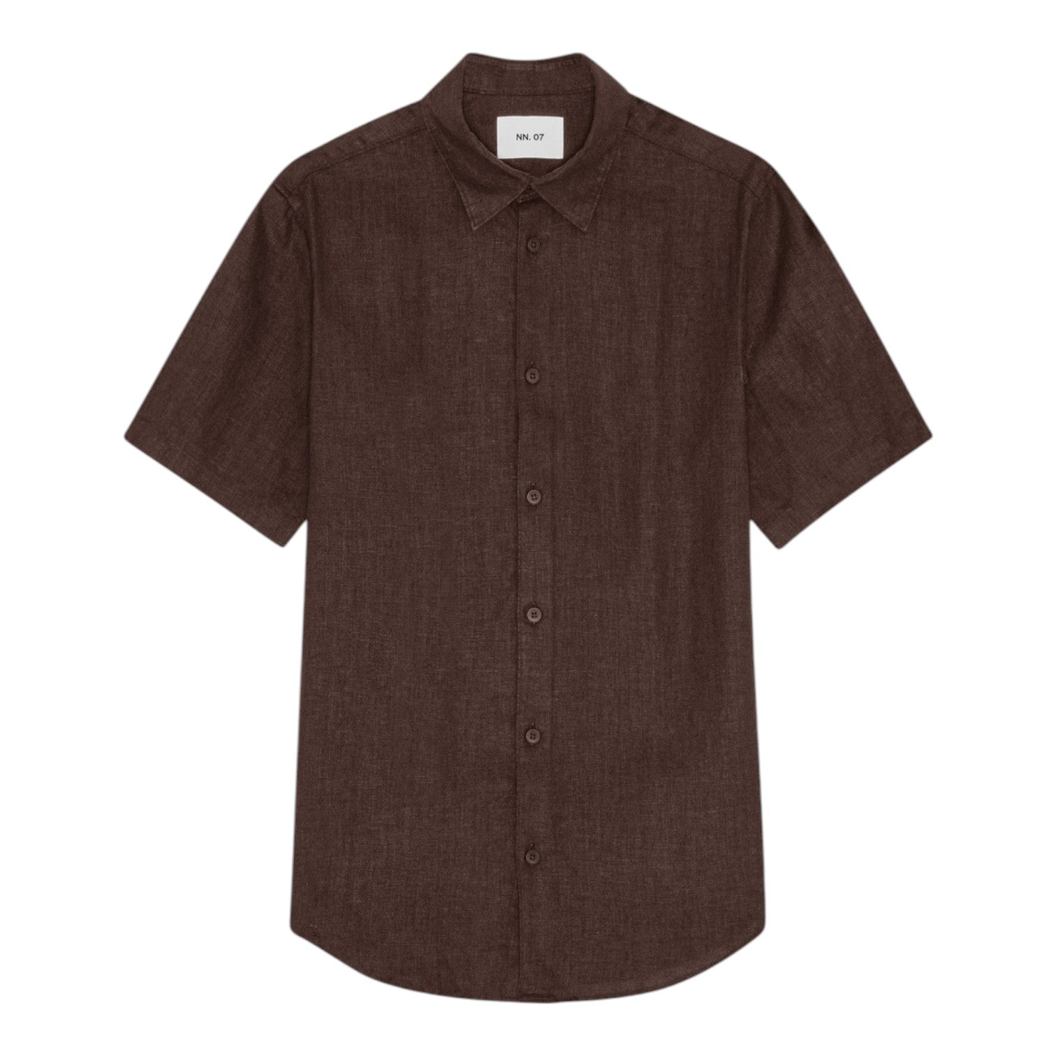 NN07 Enzo SS 5708 Skjorte Coffee