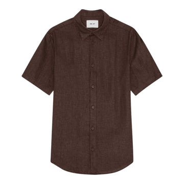 NN07 Enzo SS 5708 Skjorte Coffee