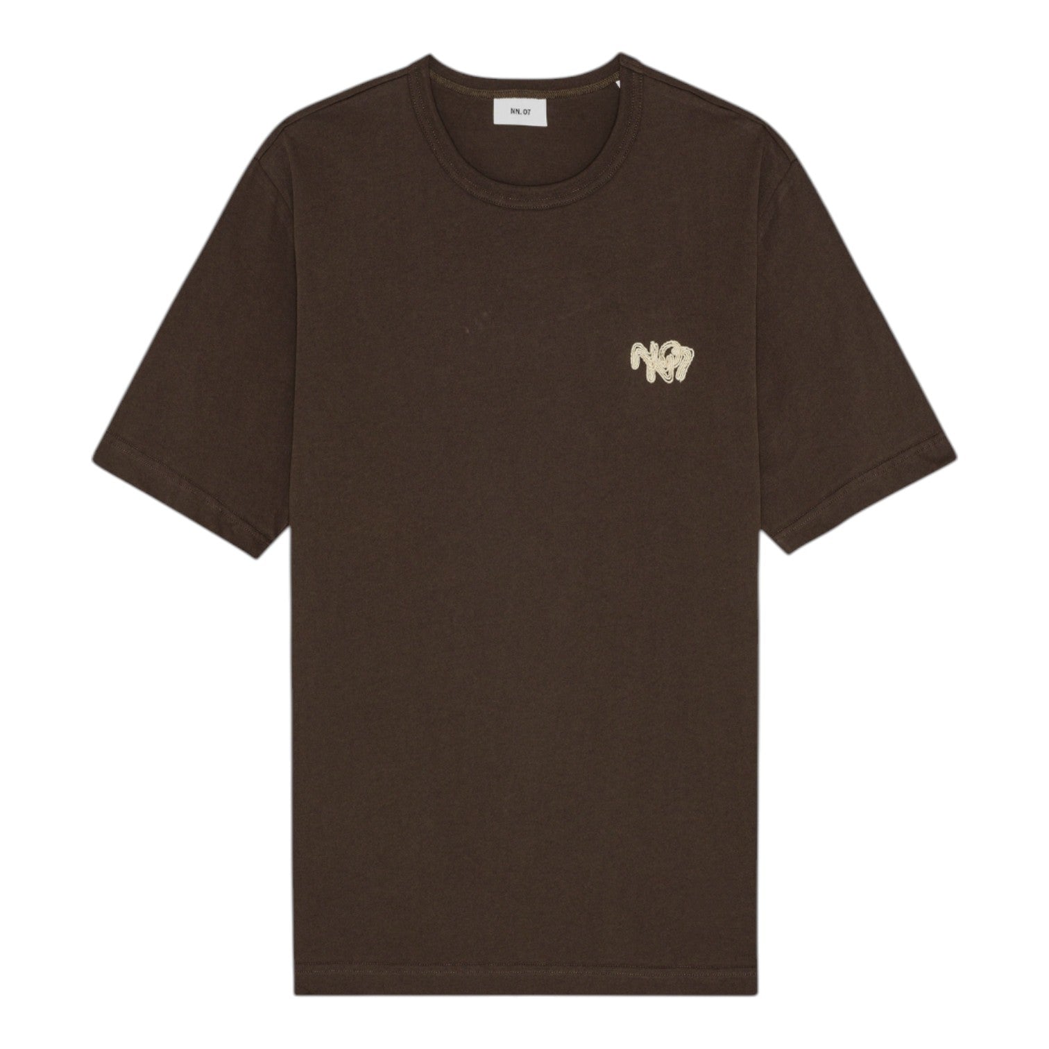 NN07 Adam EMB T-shirt 3209 Coffee