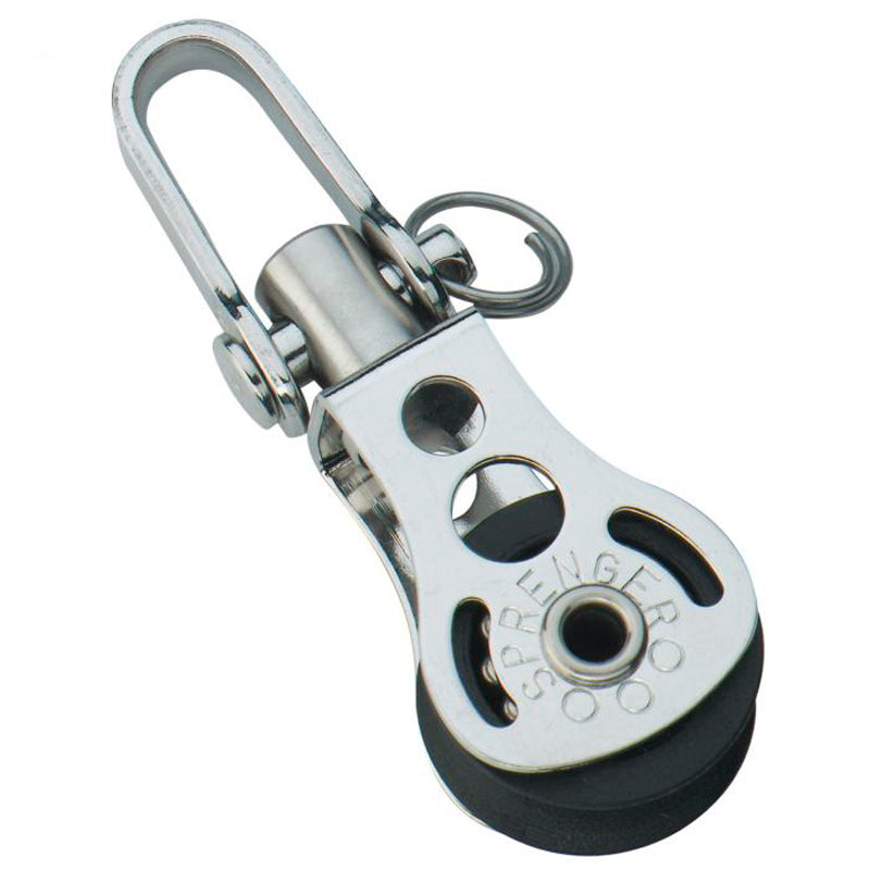 Blok rf micro 1-sk. m/svirvel & kuglelejer