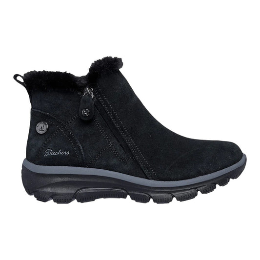 Skechers W Waterproof Relaxed Fit Støvle Black