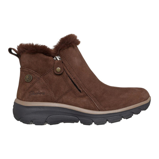 Skechers W Waterproof Relaxed Fit Støvle Chokolade