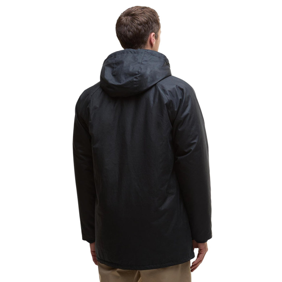 Barbour M Bedale Wax Parka Navy
