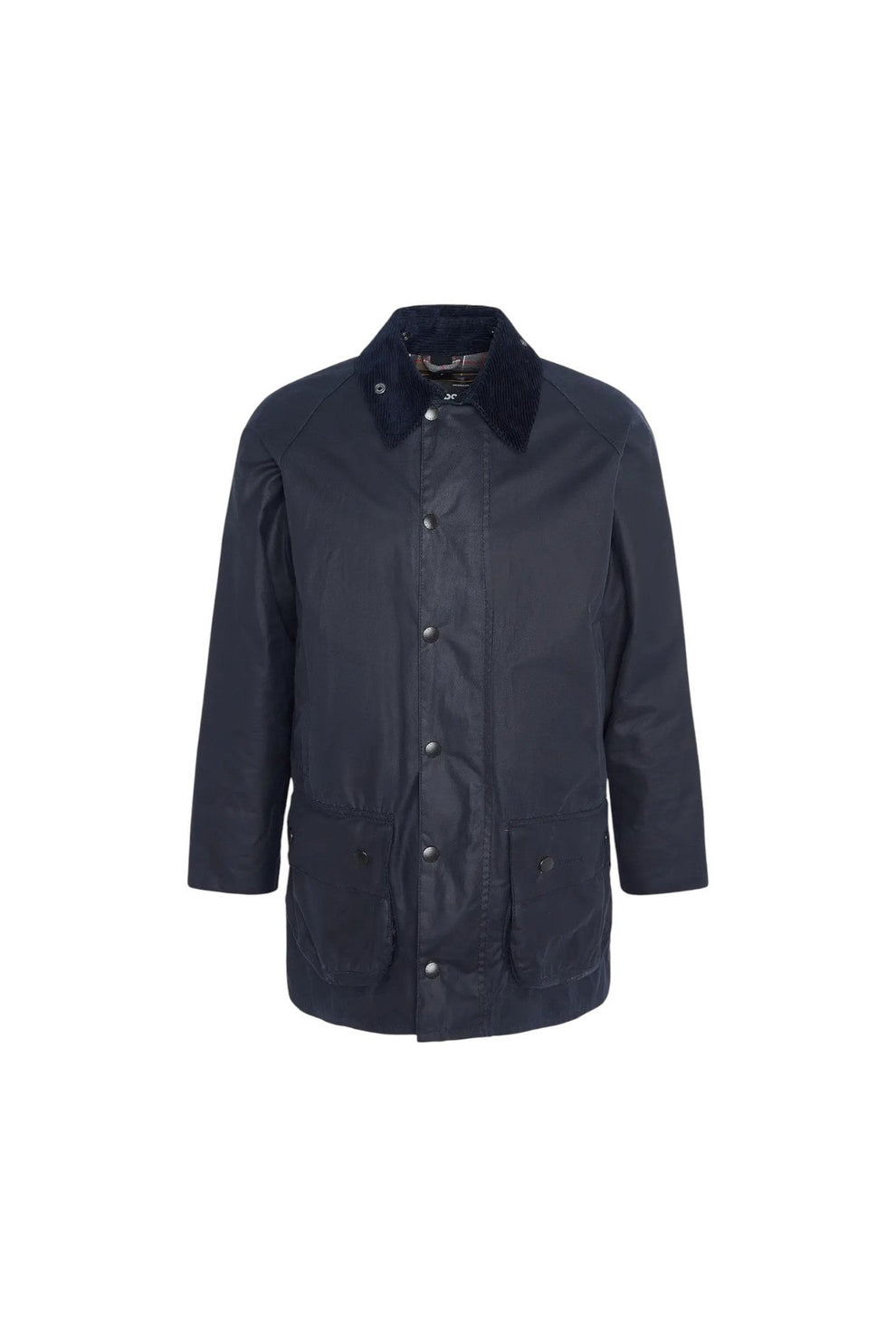 Barbour M Classic Beaufort Vokset Jakke Navy