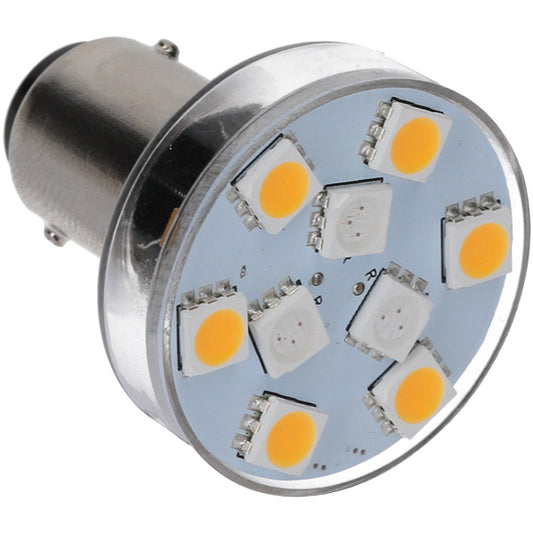 NauticLed Bajonet LED pære - hvid/rød