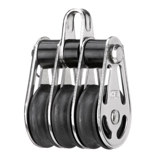 Blok rustfri 3-sk. m/bøjle