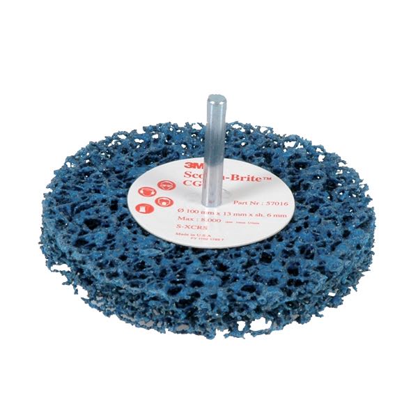 3M Scotch-Brite grovsliber, Ø100mm