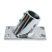 Bundbeslag til gelænder RF firkantet, 60°