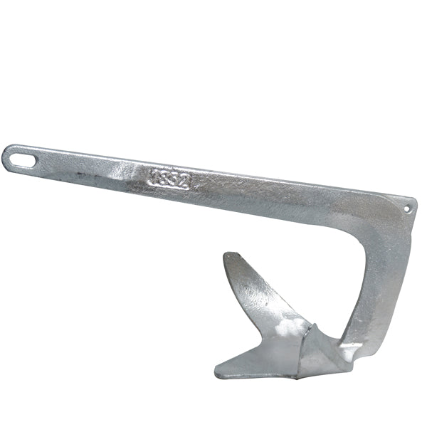 1852 M-anker galvaniseret stål 15 kg, max 40 fod