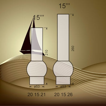 Brænderglas 15 til Clipper