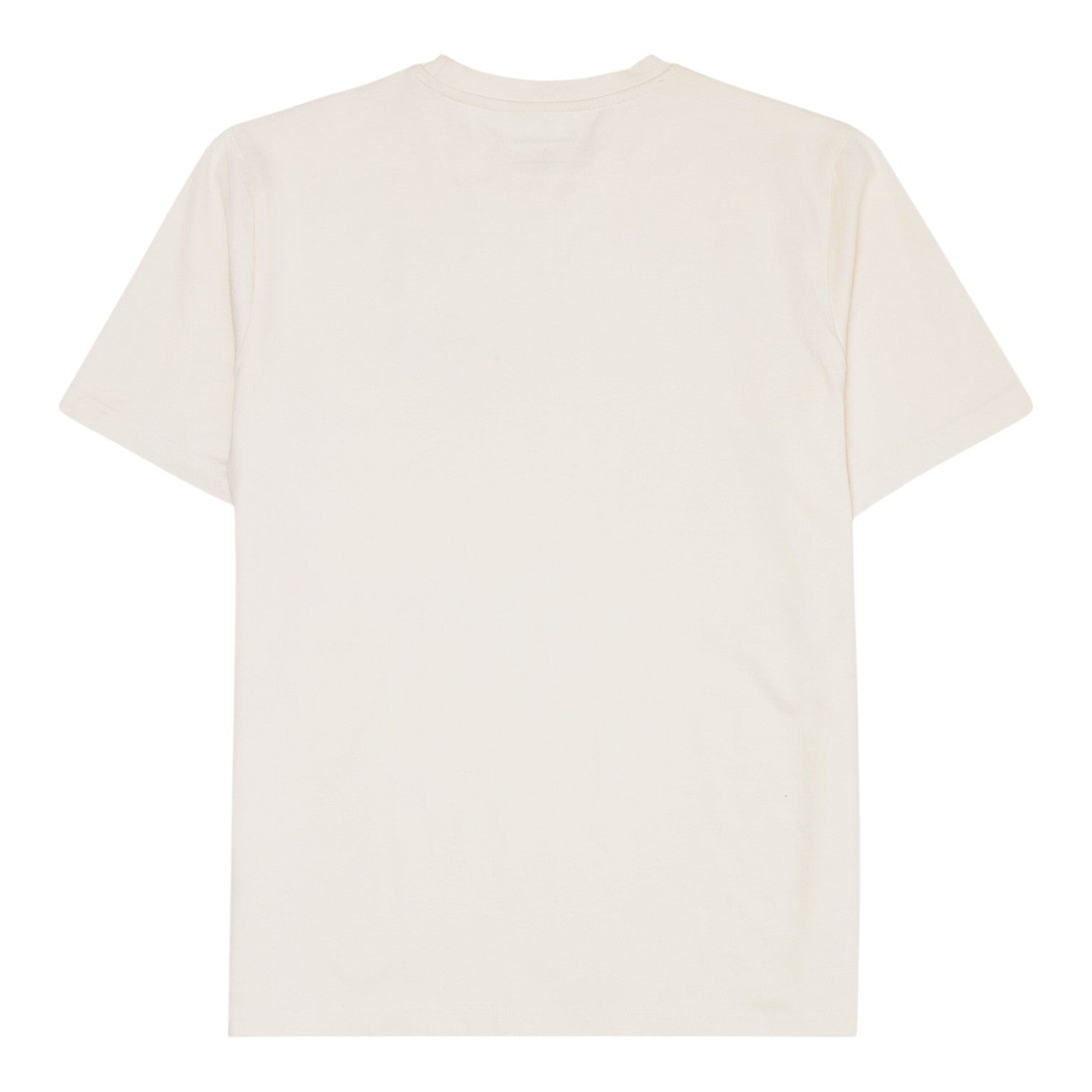 Knowledge Cotton Apparel U Regular Drop-Shoulder Short Sleeve Heavy Single Jersey Printed T-Shirt 1387 Egret