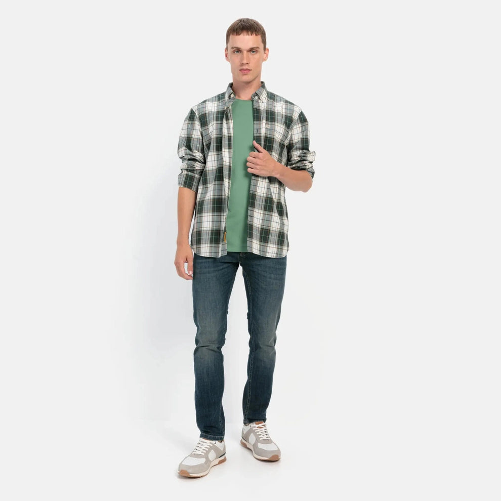 Camel Active M Skjorte Pine Green