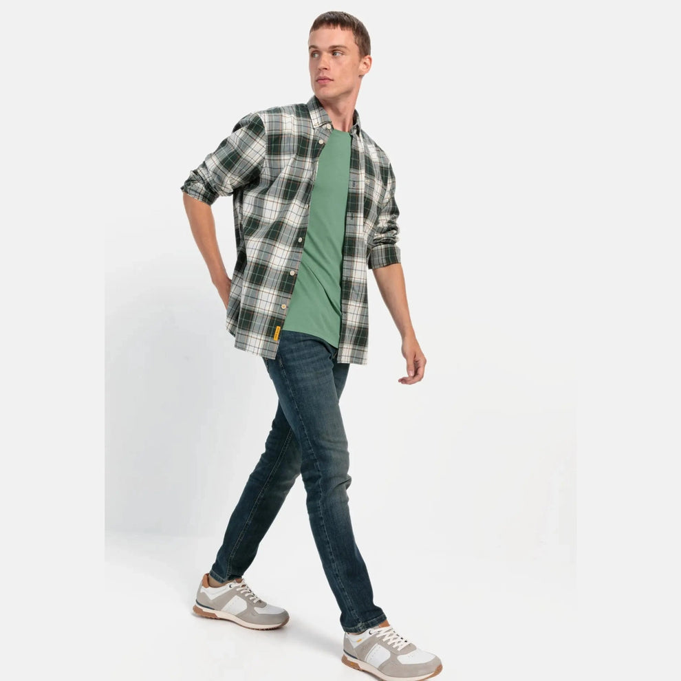 Camel Active M Skjorte Pine Green