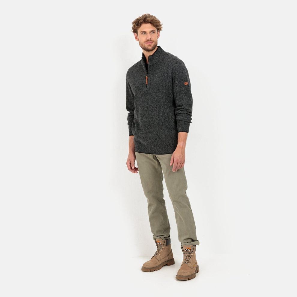 Camel Active M Striktrøje Toyer Grey