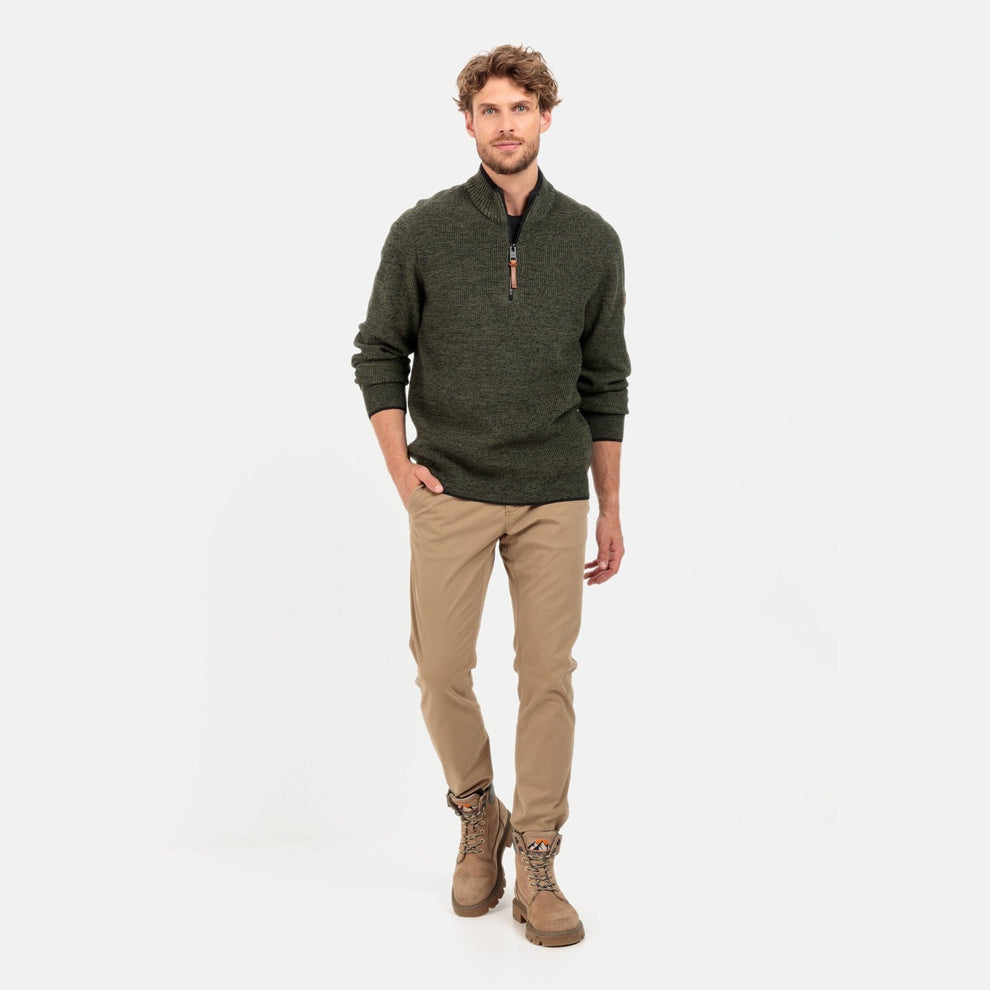 Camel Active M Striktrøje Toyer Green