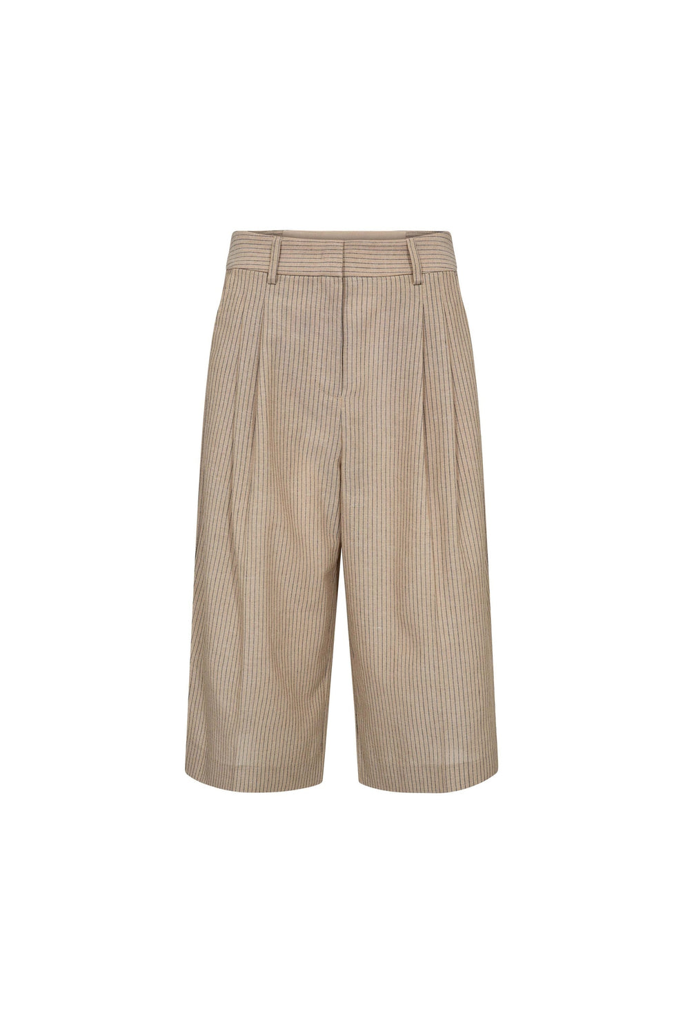 Co´Couture Nadinecc Pleat Bermuda Bisquit