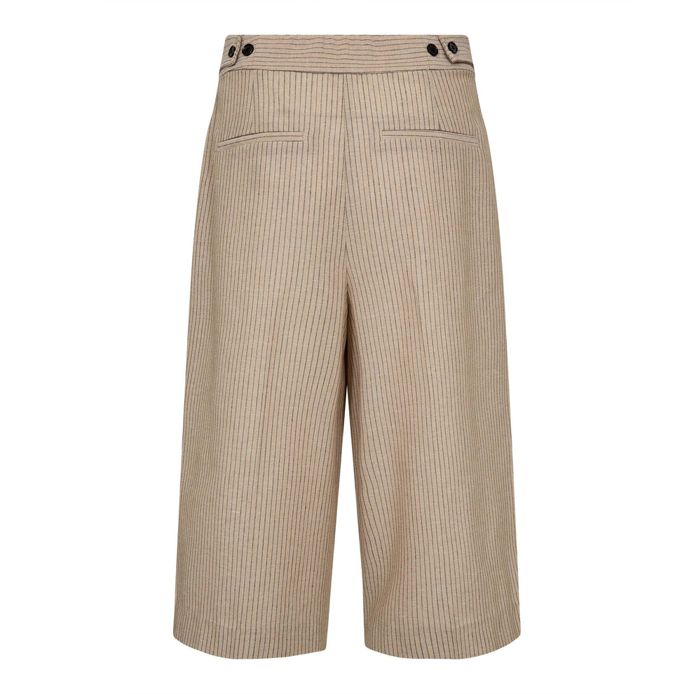 Co´Couture Nadinecc Pleat Bermuda Bisquit