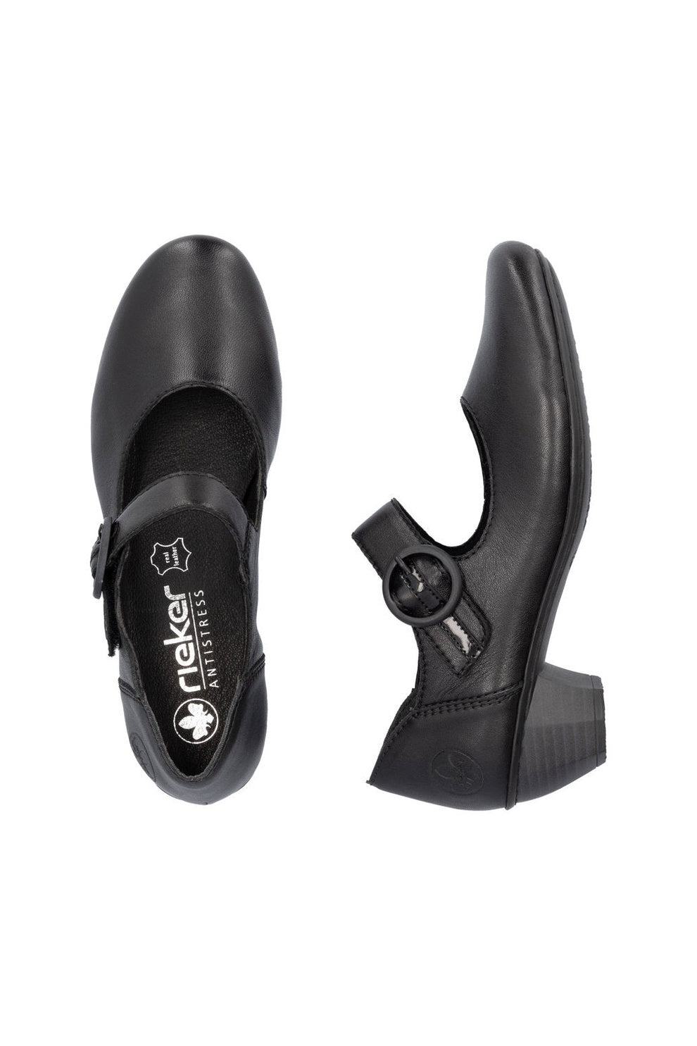 Rieker W Sko Black - 41756-00