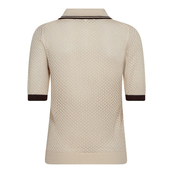 Co´Couture W Lue Pointelle Knit Bone