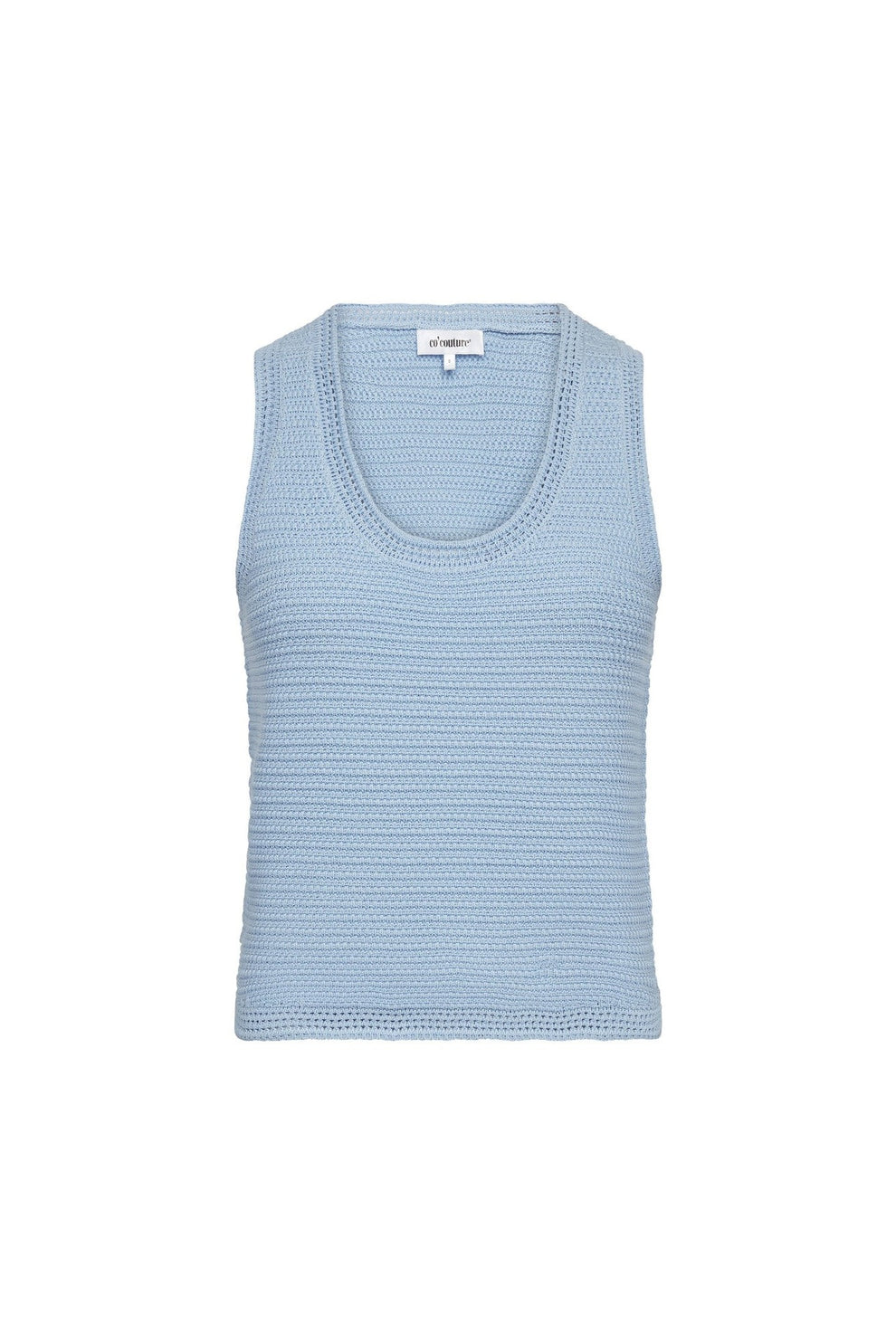 Co´Couture Luecc Knit Top Pale Blue