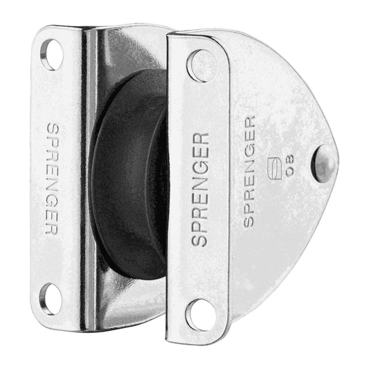 Indfældningsblok rustfri med nylonhjul