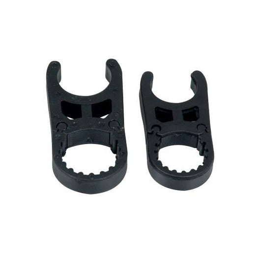 Holder til badestige i sort nylon,