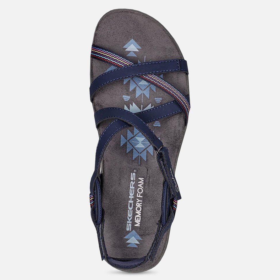 Skechers W Reggae Slim-Sun Array Sandal Navy