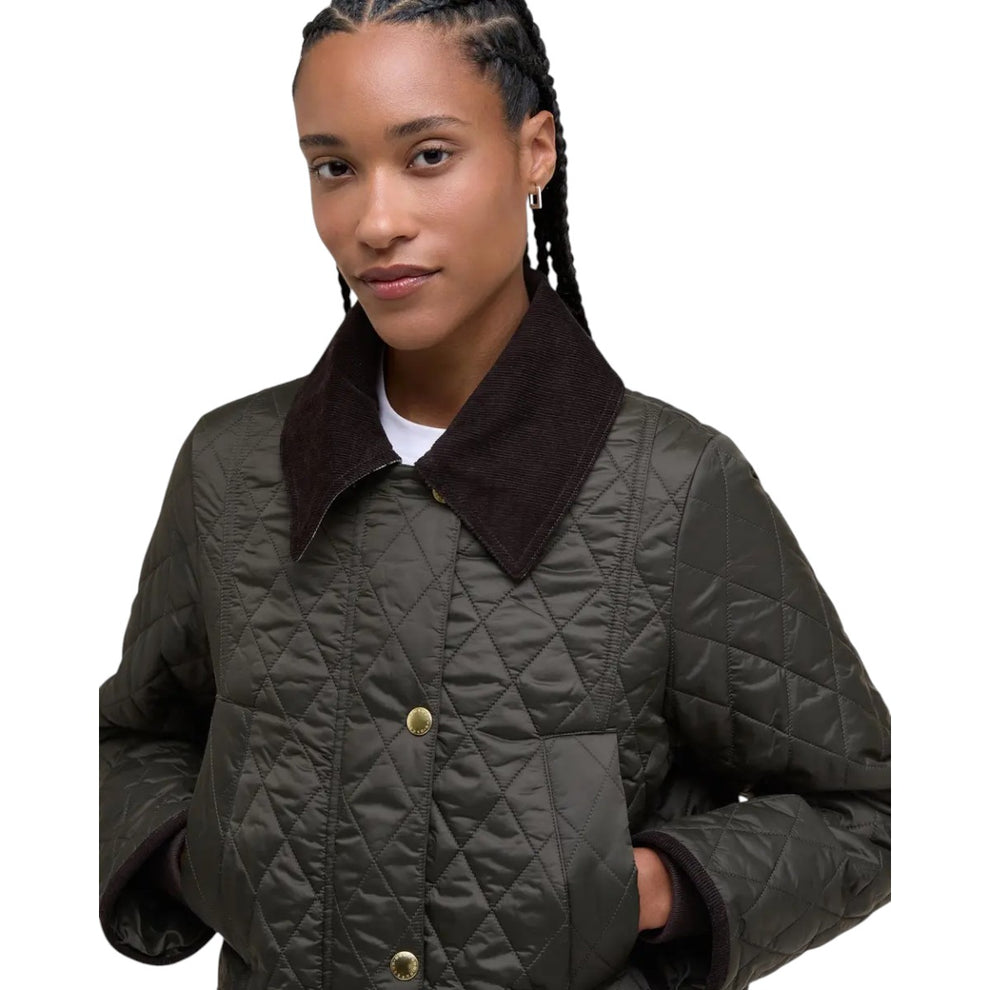 Barbour Modern Beadnell Quilted Jacket Sage