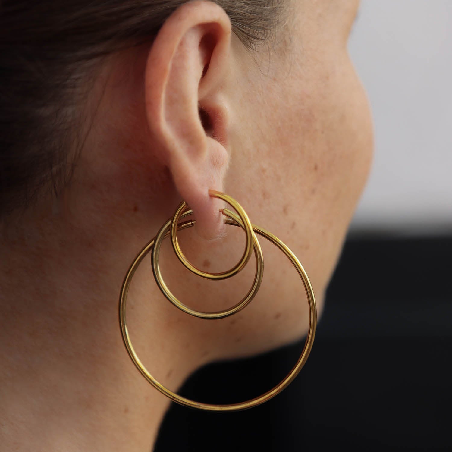 Maria Black Senorita Earring 20 mm Forgyldt
