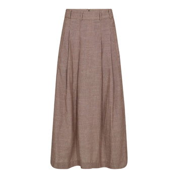 Co´Couture Jihocc Anya Pleat Skirt Brown