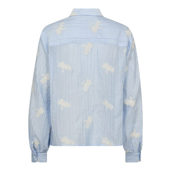 Co´Couture Ameliacc Emb Shirt Pale Blue